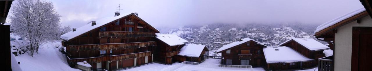Appartement d'une chambre a Saint Gervais les Bains a 100 m des pistes avec vue sur la ville piscine partagee et balcon Extérieur photo